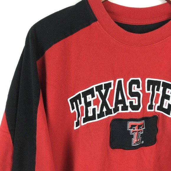 Texas Tech Red Raiders Mens Shirt XL Short Sleeve Embroidered Varsity Classics - Picture 4 of 11